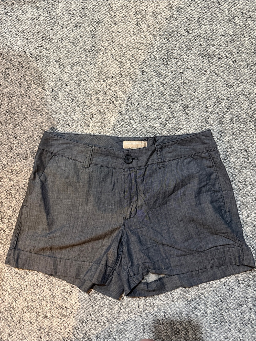 Banana Republic Factory Women’s Dark Gray/Navy Casual Shorts